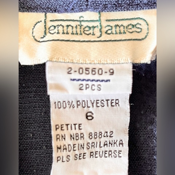 Women’s Classic Navy Double-Breasted Pantsuit - Picture 5 of 5